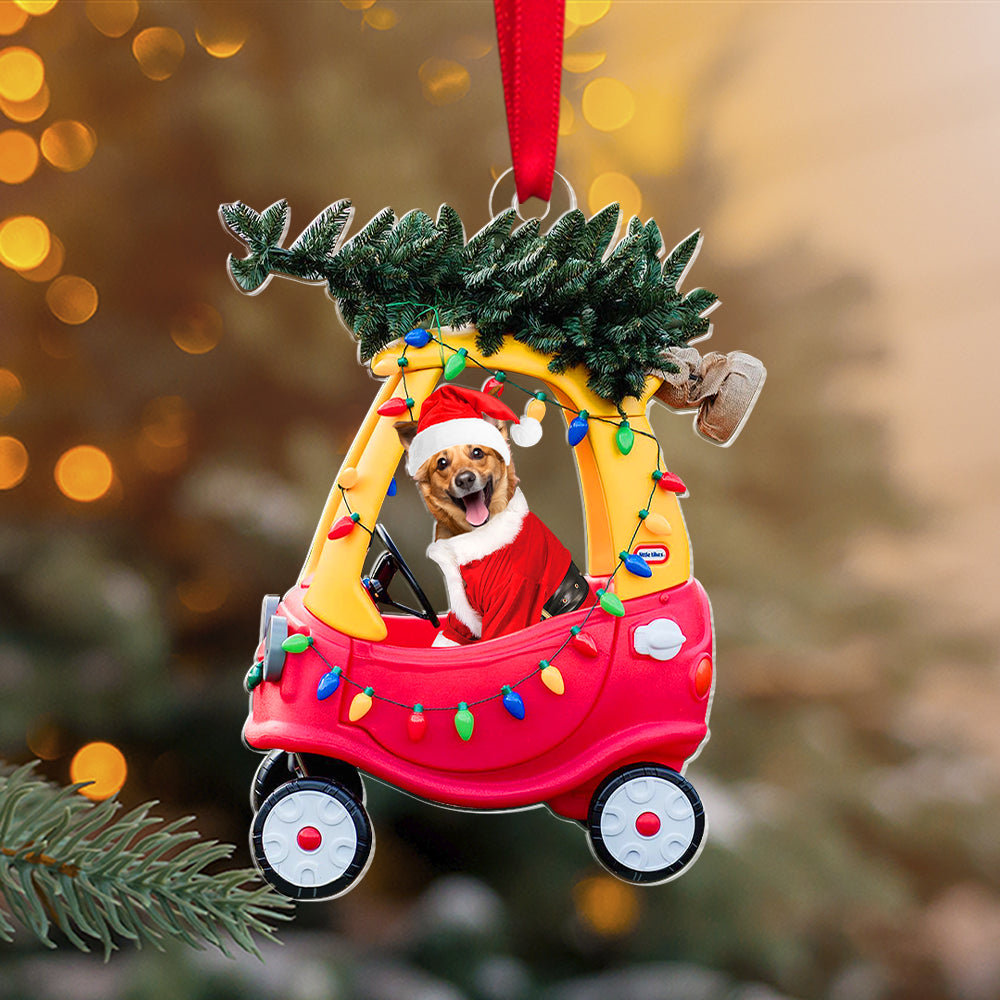 Custom Photo Gifts For Dog Lovers Christmas Ornament 02ohtn230924 - Ornament - GoDuckee