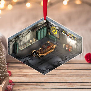 First-Person Shooter (FPS) Game Isometric Room Acrylic Ornament 03QHPU211123 - Ornament - GoDuckee