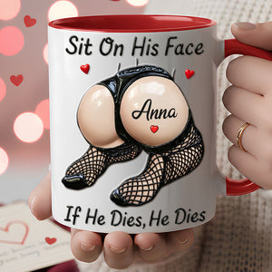 Funny Couple Accent Mug - Personalized Gifts For Couple 02HUDT270126 - Coffee Mug - GoDuckee