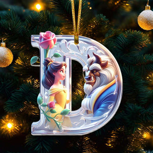 Custom Alphabet Letter Christmas Gifts For Movie Lovers Acrylic Ornament 03OHMH211024 - Ornament - GoDuckee