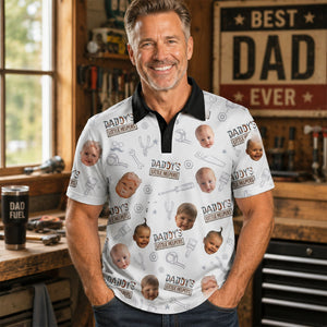 Custom Photo Handyman Dad Polo Shirt Gifts For Dads 03qhdh080526 - Polo Shirts - GoDuckee