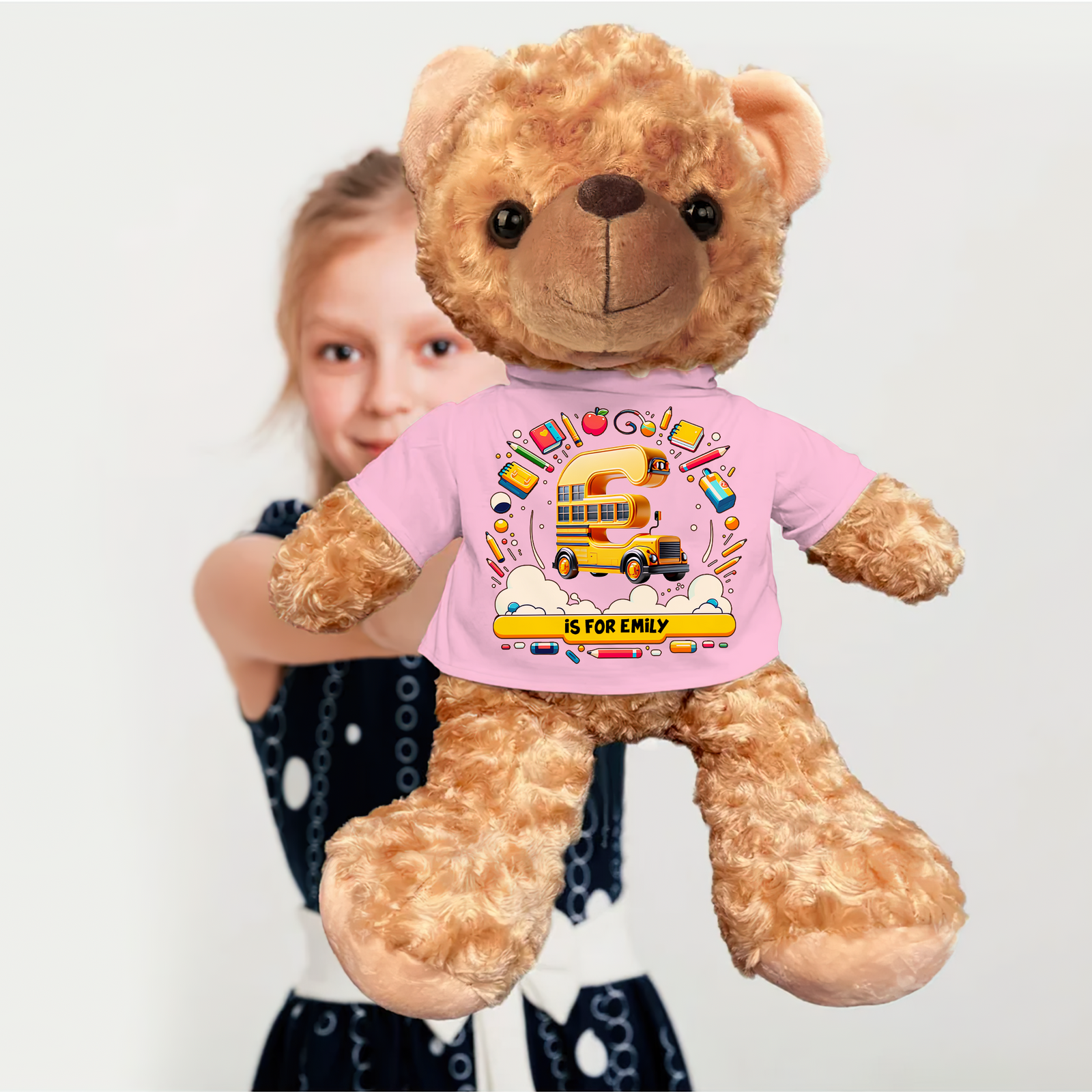 Personalized Gifts For Kids Bear With Personalized Shirt 04xqpu140225 - Bear - GoDuckee