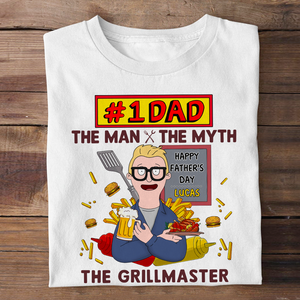 Personalized Gifts For Dad Shirt 01hupu170225hg The Grillmaster - Shirts - GoDuckee