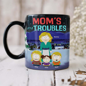 Personalized Gifts For Mom Coffee Mug 01tgtn030425hg Mom's Little Troubles - Coffee Mug - GoDuckee