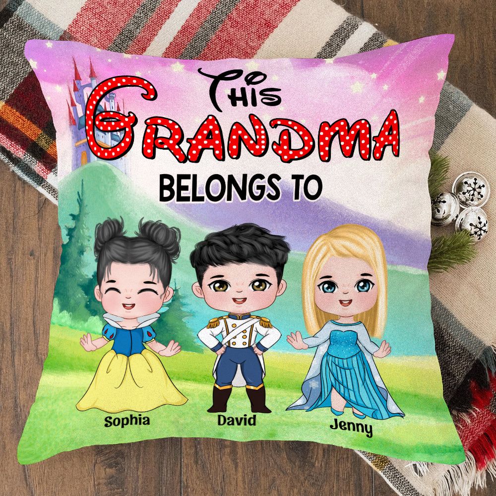 Personalized Grandma Square Pillow CC-05NATN040823HA - Pillow - GoDuckee