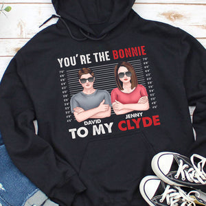 You're The Bonnie To My Clyde Personalized Shirt, Couple Gift - Shirts - GoDuckee