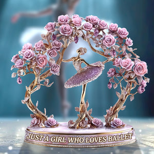 Ballet Lover Acrylic Plaque - Personalized Gifts For Ballet Girl 01TGDT170525 - Shaped Plaques - GoDuckee