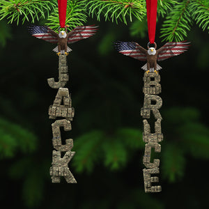 Veteran Alphabet Acrylic Ornament, Personalized Gifts For Christmas 01tgta271025 - Ornament - GoDuckee