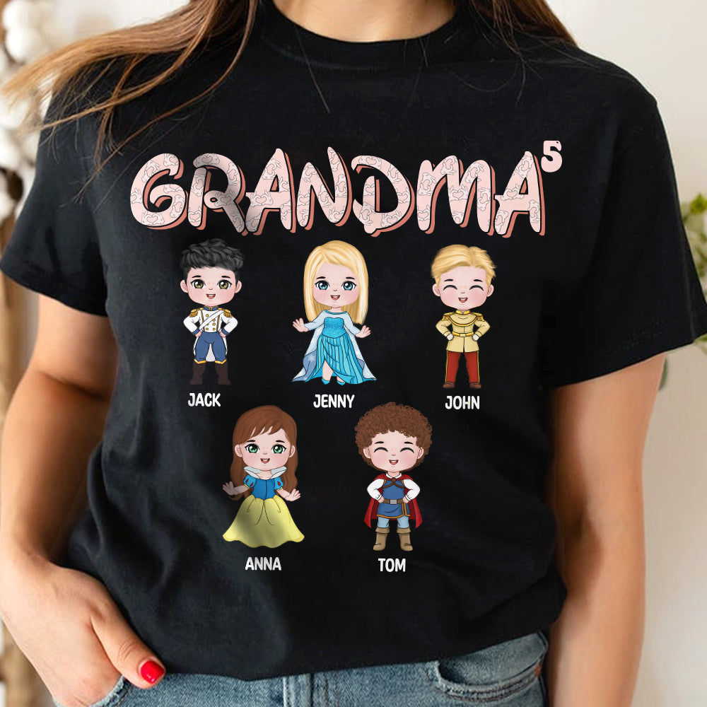 Grandma 5, Personalized 01QHTN141223HA Princess/Prince Kids Shirt, Gift For Mom, Grandma, Mother's Day Gifts - Shirts - GoDuckee