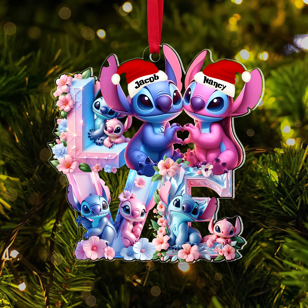 Personalized Gifts For Couple Christmas Ornament 05ohpu091124 - Ornament - GoDuckee