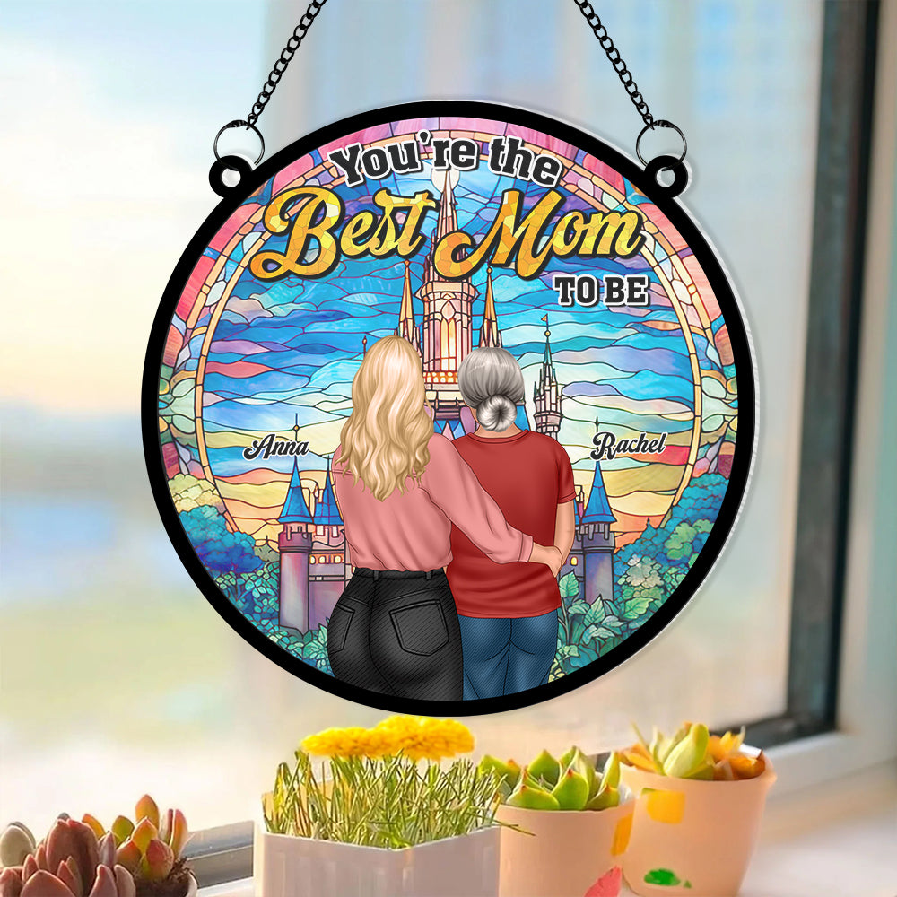 Personalized Gifts For Mom Suncatcher Window Hanging Ornament 06HUTN230424TM Mother's Day - Ornaments - GoDuckee