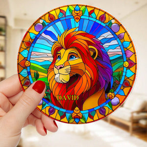 Personalized Gifts For Movie Lovers, Lion King Suncatcher Ornament 13ACDT060924 - Ornament - GoDuckee