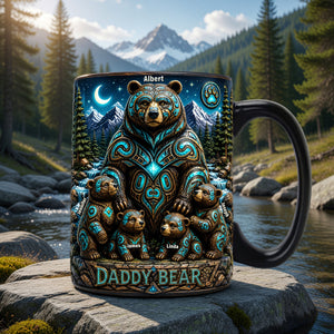 Native Bear Magic Mug - Personalized Gifts For Dads 04naqn210526 - Coffee Mug - GoDuckee