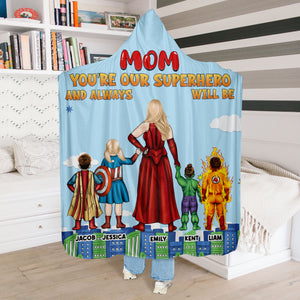 Personalized Gifts For Mom Wearable Blanket Hoodie Always Will Be 05napu240224pa - Blankets - GoDuckee