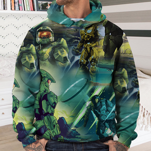 Halo Infinite Science - Fiction Artwork - Hawaiian 3D Shirt, Aloha Shirt - AOP Products - GoDuckee