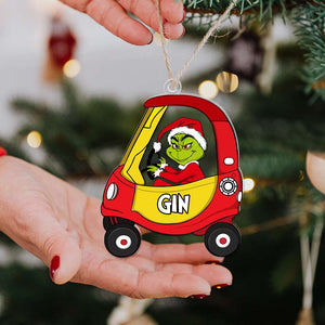 Personalized Gifts For Kids, Driving Truck Acrylic Ornamnent 02KALU121124 - Ornament - GoDuckee