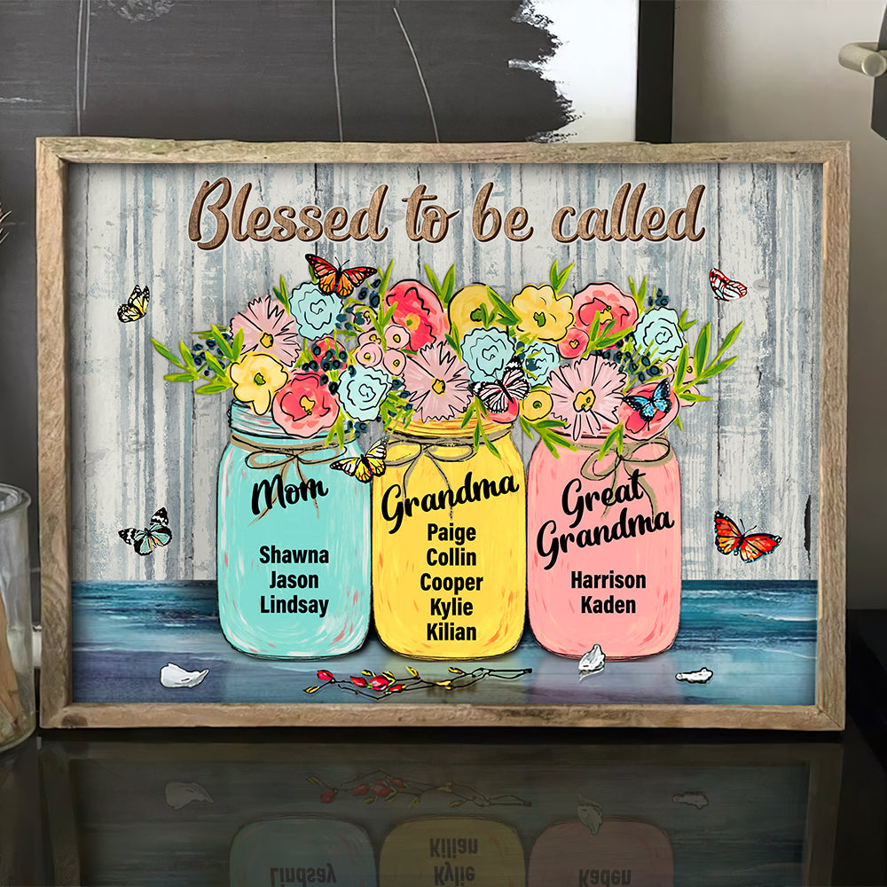 Personalized Gifts For Grandma Canvas Print 02HUDT220324 Mother's Day - Canvas Print - GoDuckee
