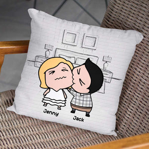 I Love You More The End I Win Personalized Square Pillow - 05nttn210323hh - Pillow - GoDuckee