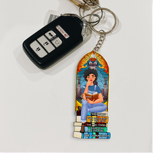 Personalized Gifts For Book Lover Keychain 02HUPU271224PA - Keychains - GoDuckee