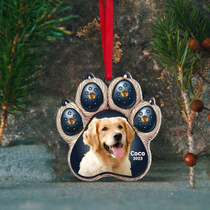 Custom Photo Gifts For Dog Ornament Acrylic Christmas 01XQMH210924 - Ornament - GoDuckee