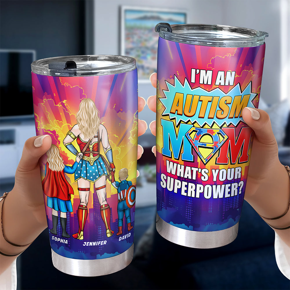 Personalized Gifts For Autism Mom Tumbler 01toqn240225pa - Tumbler Cup - GoDuckee