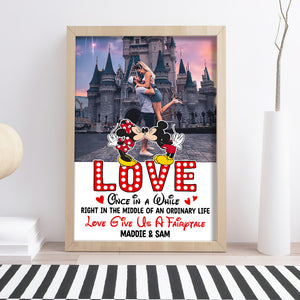 Love Give Us A Fairytale, Custom Couple Photo 01OHTN261223 Canvas Print, Gift For Couple, Valentine's Gifts - Poster & Canvas - GoDuckee