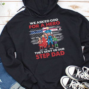 They Sent Us Our Step Dad-03dntn110523tm Personalized Shirt - Shirts - GoDuckee