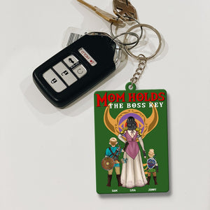Personalized Gifts For Mom Boss Keychain 01QHMH170424HG Mother's Day - Keychains - GoDuckee