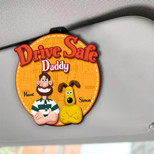 Personalized Gifts For Parents, Car Visor Clip Drive Safe Reminder 03XQLU120225PA - Caps - GoDuckee