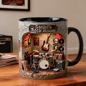 Born To Rock Coffee Mug - Personalized Gifts For Rock Fans 04NALU100226 - Coffee Mug - GoDuckee