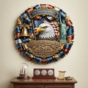 250th Anniversary USA - Personalized Gifts For Patriot Family Metal Sign 01tytn190326 - Metal Signs - GoDuckee