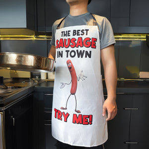 Gifts For Him Aprons The Best Sausage In Town 05OHTN300124 Funny Anniversary Gifts - Aprons - GoDuckee