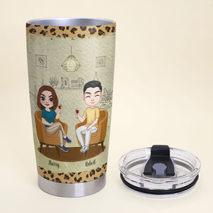 Thank You For Being My Wife Personalized Funny Couple Tumbler Gift For Wife - Tumbler Cup - GoDuckee