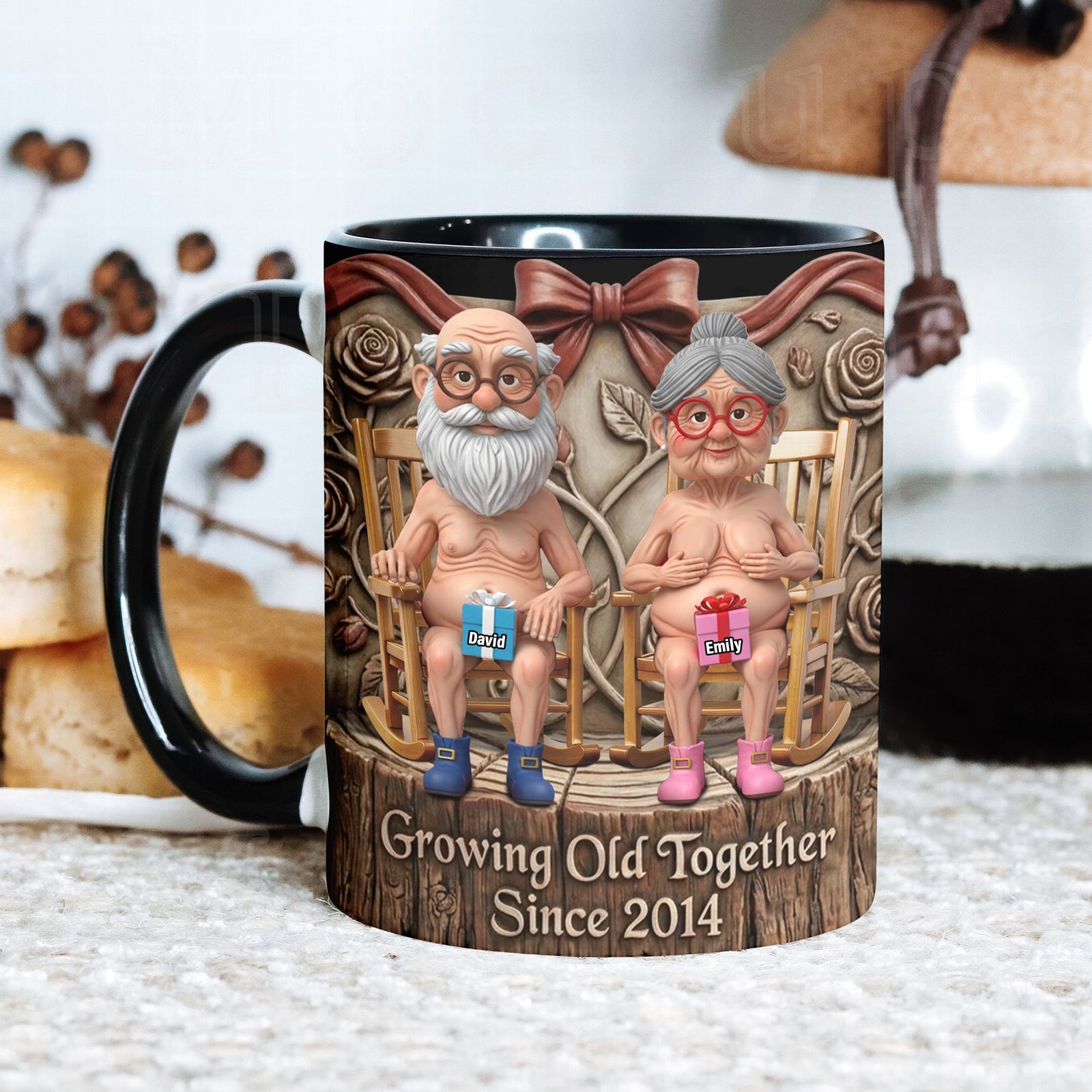 Growing Old Together Coffee Mug - Personalized Gifts For Couple 05OHQN080626 - Coffee Mug - GoDuckee