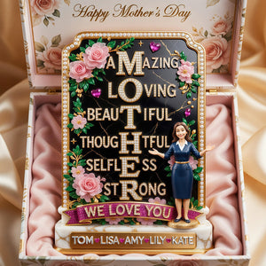 Mother We Love You Acrylic Plaque - Custom Photo Gifts For Mom 01TYDT060426 - Shaped Plaques - GoDuckee