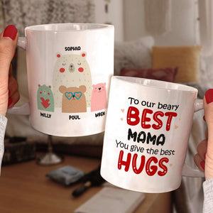 Personalized Gifts For Mom Coffee Mug To Our Beary Best Mama - Coffee Mugs - GoDuckee