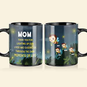 Personalized Gifts For Mom Coffee Mug Mom Thank You For Lighting Up Our Lives - Coffee Mugs - GoDuckee