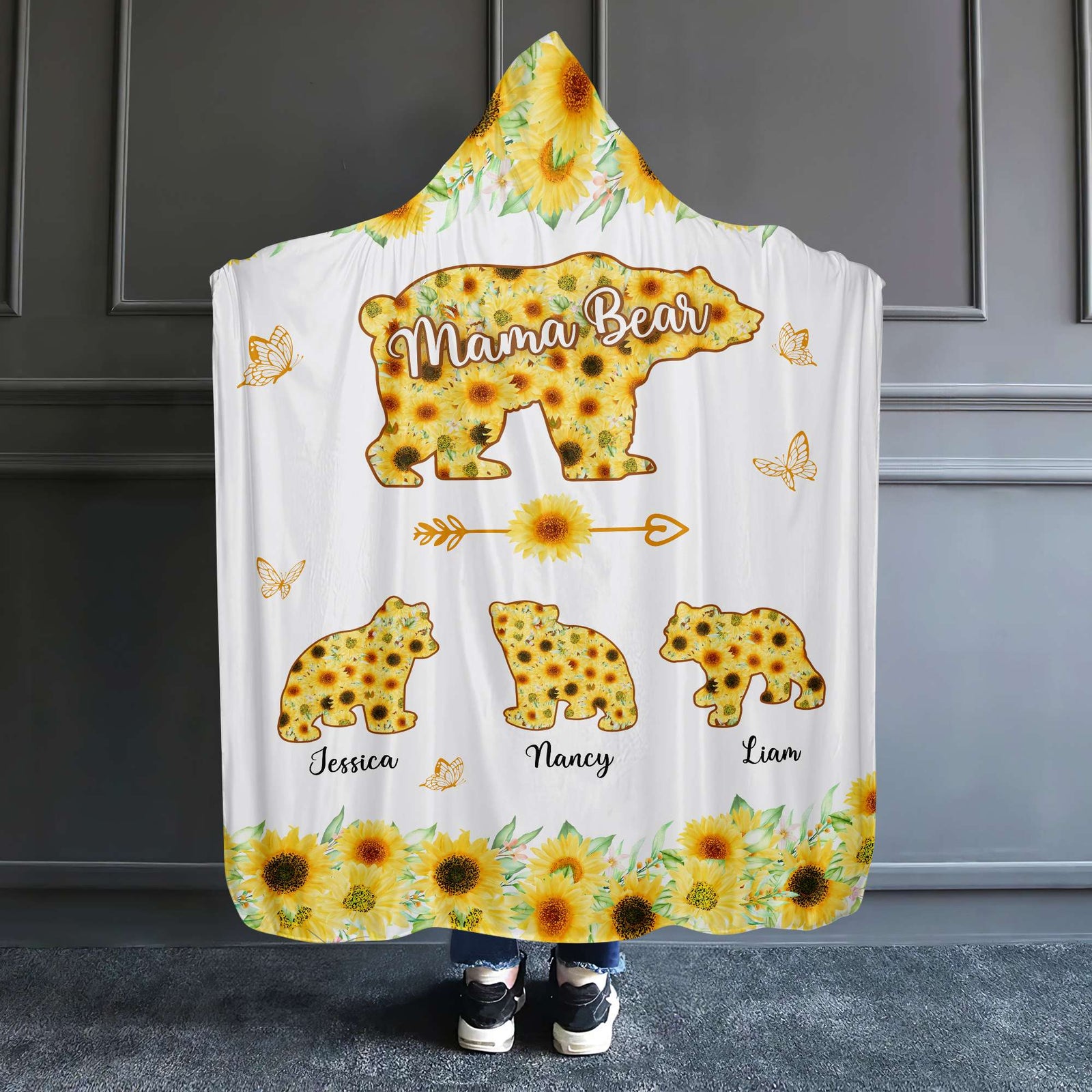 Personalized Gifts For Mom Wearable Blanket Hoodie 03hupu260324 - Blankets - GoDuckee