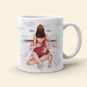 You Give Me A Boner-Personalized Coffee Mug- Gift For Him/ Gift For Her- Couple Coffee Mug - Coffee Mug - GoDuckee