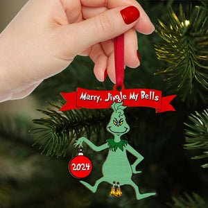 Personalized Gifts For Wife Christmas Ornament 06acdt200924 Jingle My Bells - Ornament - GoDuckee