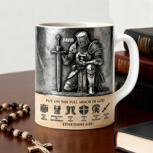 Full Armor Of God Coffee Mug - Personalized Gift For Christian 03TOLU251225 - Coffee Mug - GoDuckee