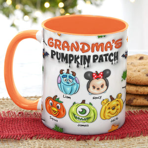 Personalized Gifts For Grandma Accent Mug Pumpkin Patch 02XQPU070824 - Coffee Mug - GoDuckee