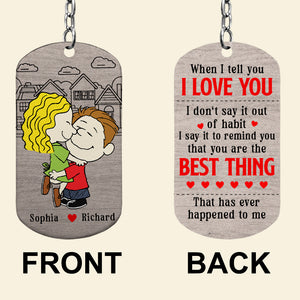 Personalized Gifts For Couple Keychain 05xqqn101224hg - Keychains - GoDuckee