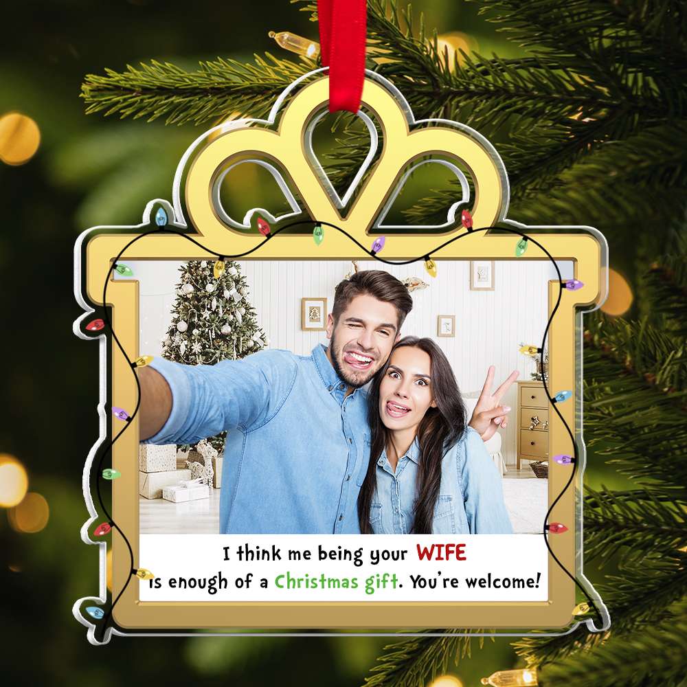 Gifts For Couple, Personalized Ornament, Christmas Gifts - Ornament - GoDuckee