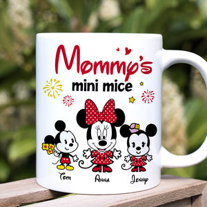 Personalized Gifts For Mom Coffee Mug Mommy's Mini Mice 02katn270224 Mother's Day Gifts - Coffee Mugs - GoDuckee