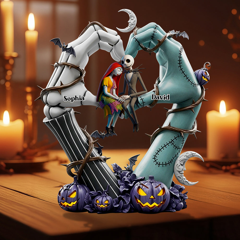 Forever Heart Acrylic Plaque Personalized Gifts For Couple 01TODT140725 - Shaped Plaques - GoDuckee