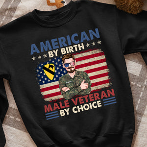 Male Veteran American By Birth Veteran By Choice, Personalized Shirt 061acqn190623tm - Shirts - GoDuckee