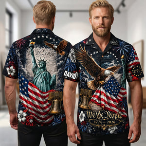 USA 250 Years of Freedom Hawaiian Shirt - Personalized Gifts 04totn100626
