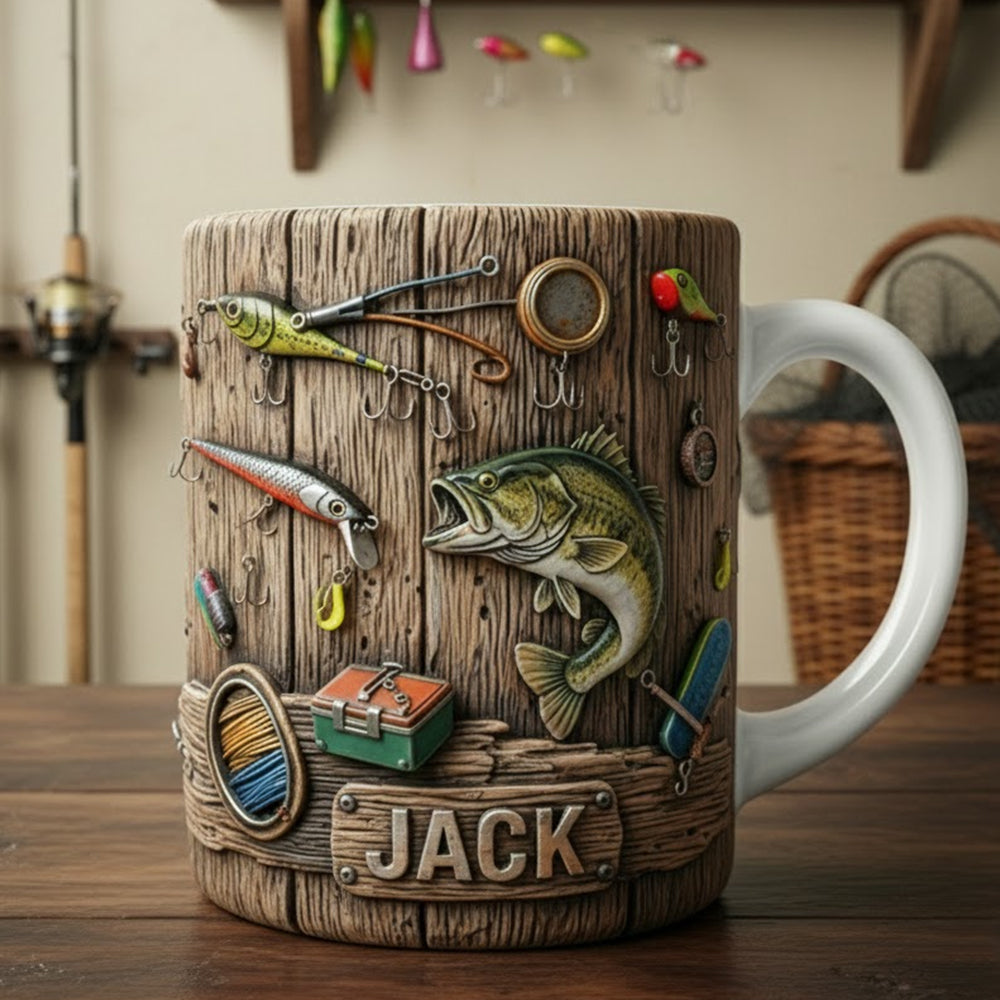 Personalized Gifts For Fishing Lovers Coffee Mug 03tgtn041225 - Coffee Mug - GoDuckee