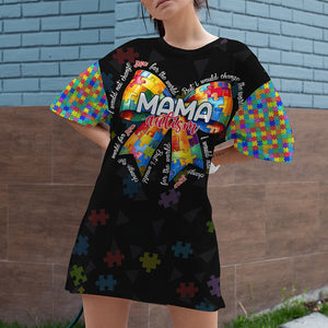 Gifts For Autism Mom Raglan Dress Autism Awareness 05XQMH180325 - AOP Products - GoDuckee